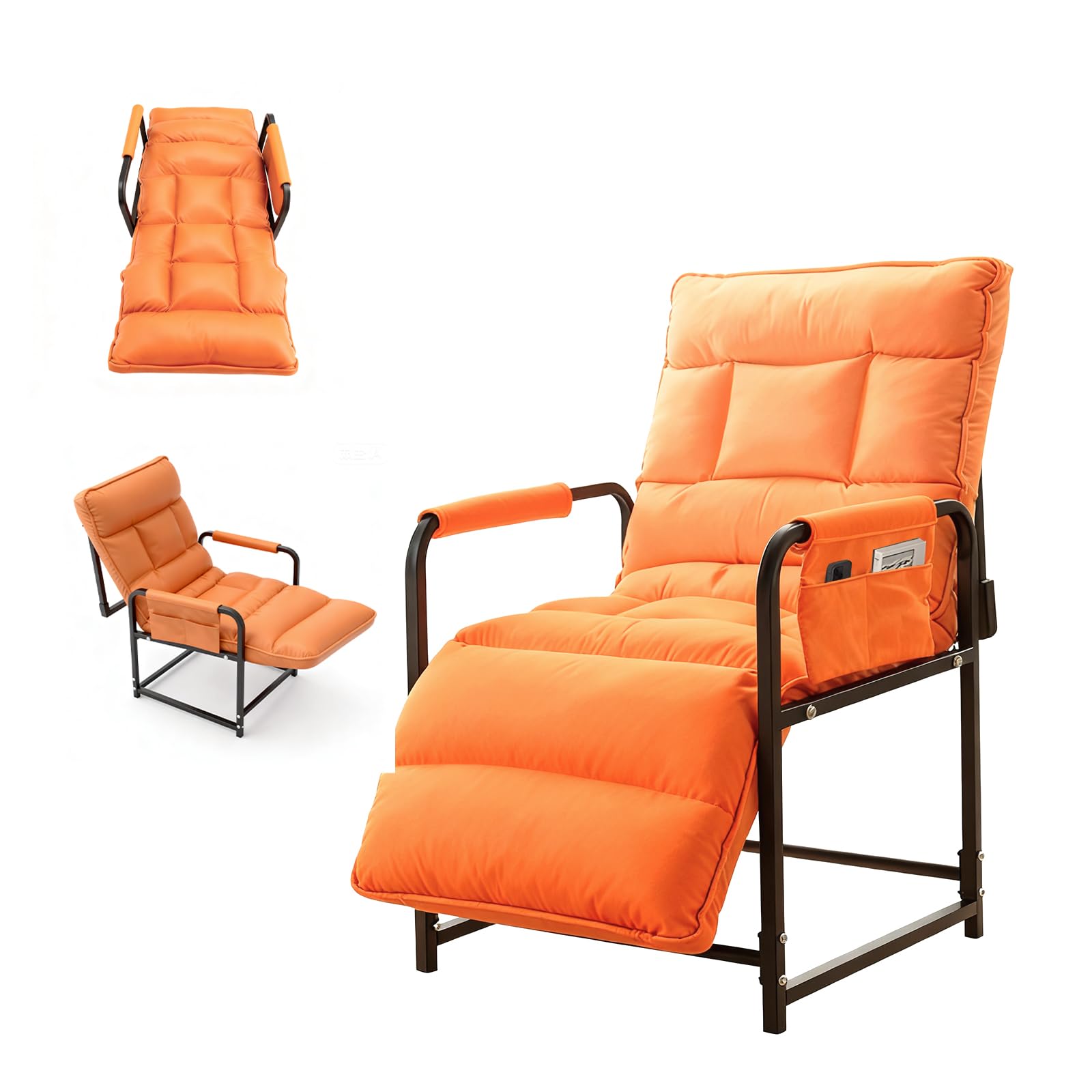 Amazon｜YASICA リクライニングチェア 座椅子 おしゃれ 5段階調節可能