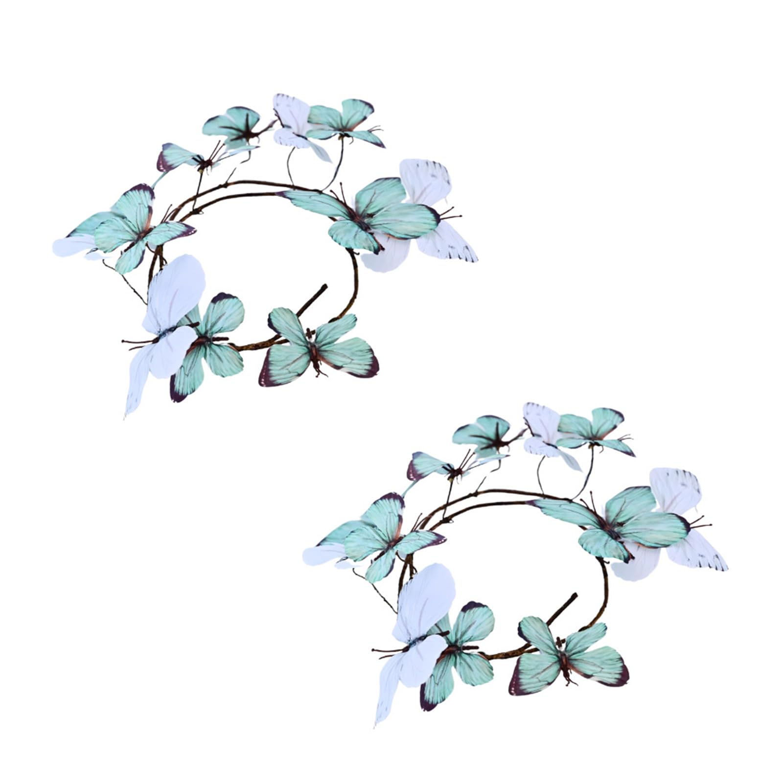 carotoe Gradients Butterfly Silk Flower Bouquet Textured Branch for Table Top Centerpieces or Party Decoration Realistic Butterfly Decoration