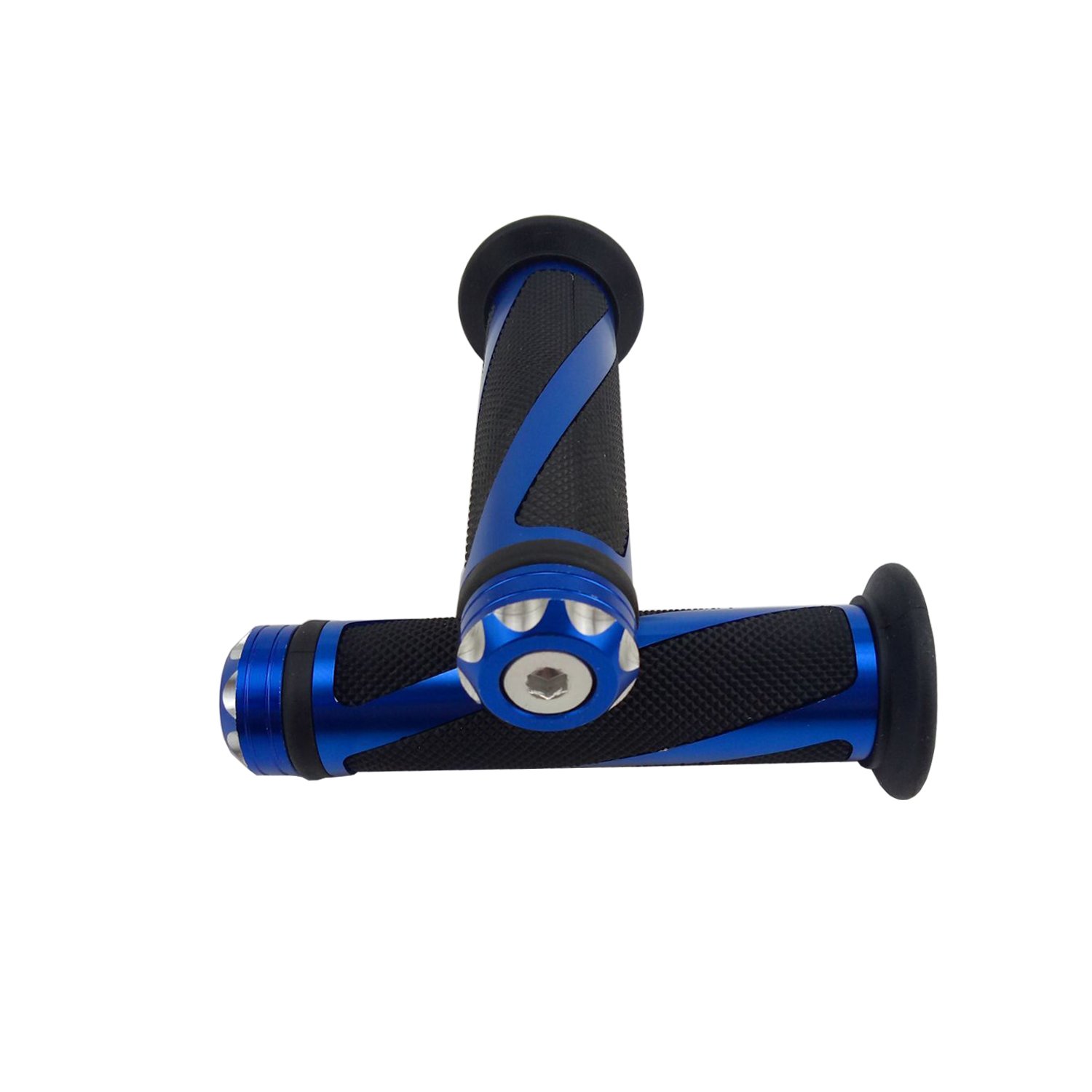 Universal Motorcycle Rubber Gel Handlebar Hand Grips for 7/8" Bar End Handle Bars Sports Bikes