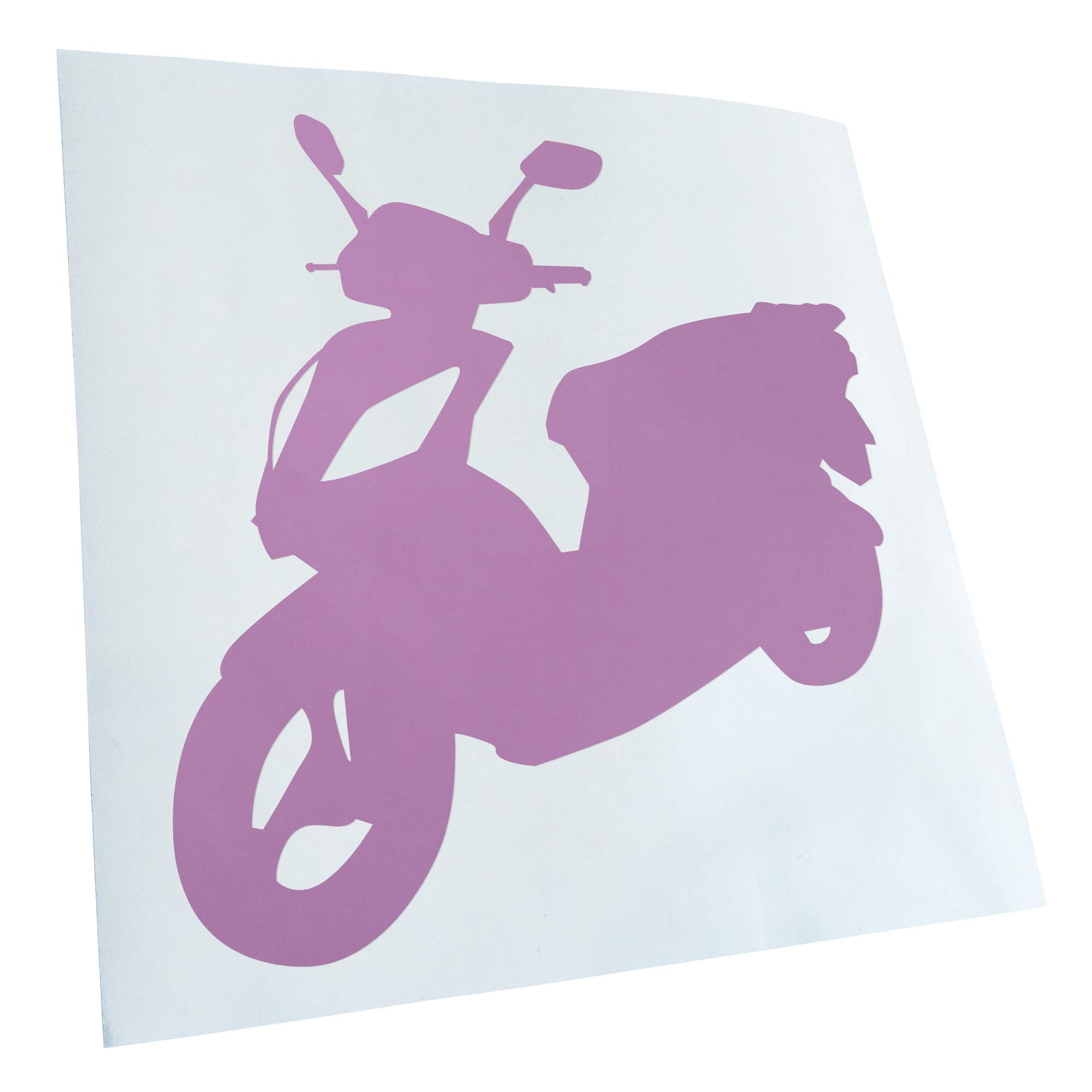 Kiwistar - Car Sticker - Lilac - 10 x 10 cm Scooter Custom Scooter - Rear Window Car Sticker Weatherproof for Car Truck Moped Truck - Sticker Exterior Self-Adhesive Tuning Accessories for Window