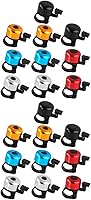 BESTOYARD 20 Pack Loud Mini Aluminum Bike Bells - Crisp Sound, Easy Install Safety Bells for Kids Adult Bicycles, Assorted Colors