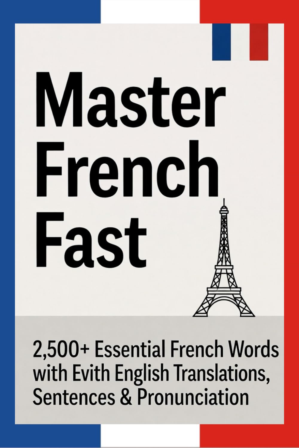 Master French Fast : 2,500+ Essential French Vocabulary Words: With English Translations, Example Sentences & Pronunciation for Everyday Life, Travel, and Conversations