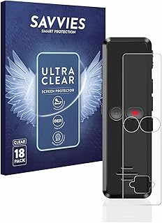 Savvies 18-Pack Screen Protection Film compatible with Tschisen v90 Screen Protector Ultra Clear [Scratch Proof, Anti Fingerprint, Ultra Thin]