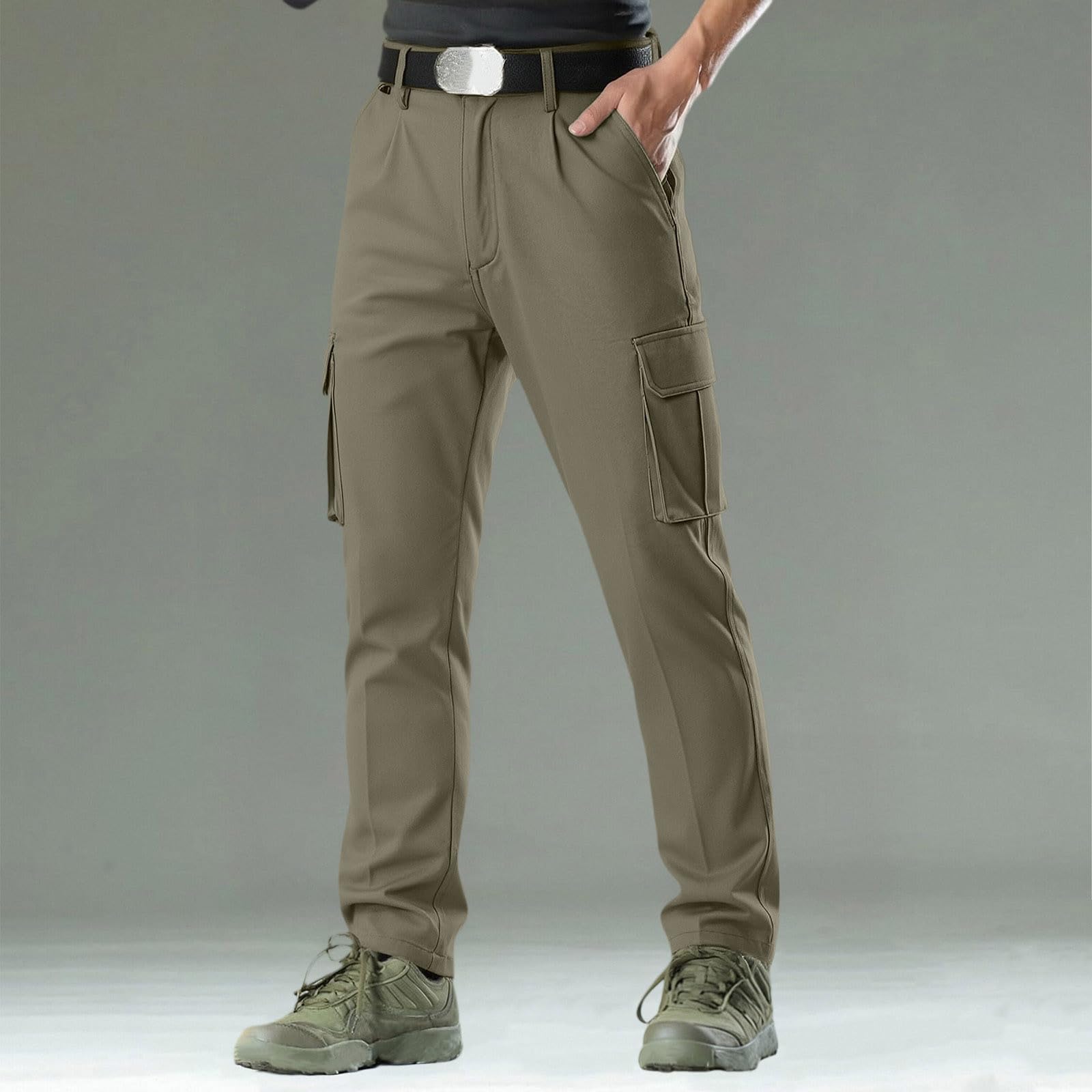 Pantalones Tácticos Hombre Resistentes Multibolsillos Trabajo Exterior