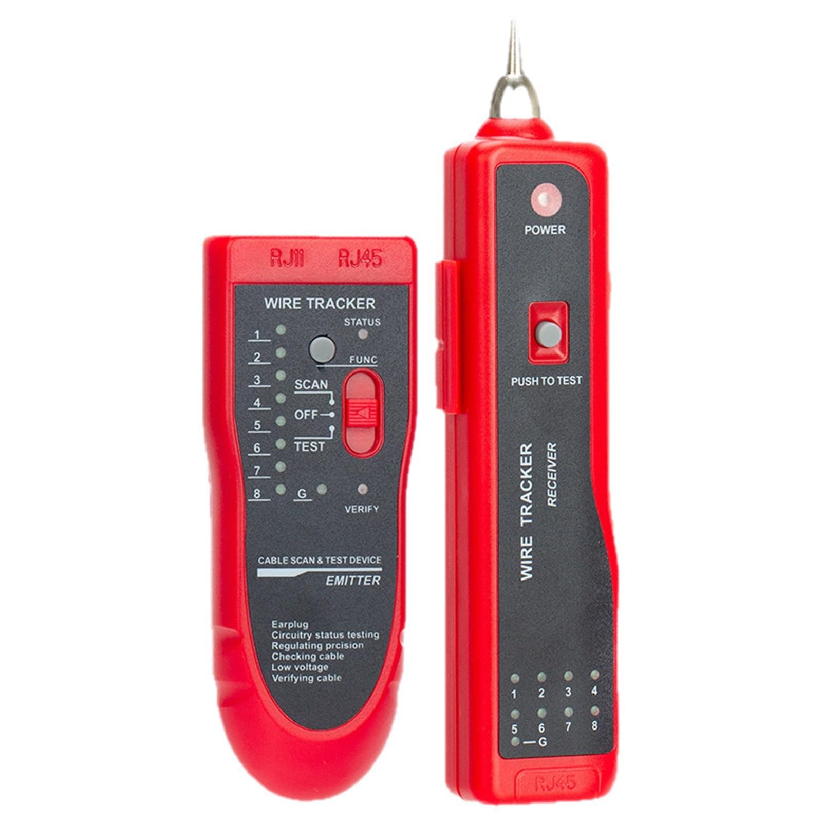 Netzwerkkabeltester, Netzwerkkabeltester, Mehrzweck-Telefonsignaldetektor, Prüfwerkzeug, Leitungsmessgerät, Patrouille,für Netzwerkkabel