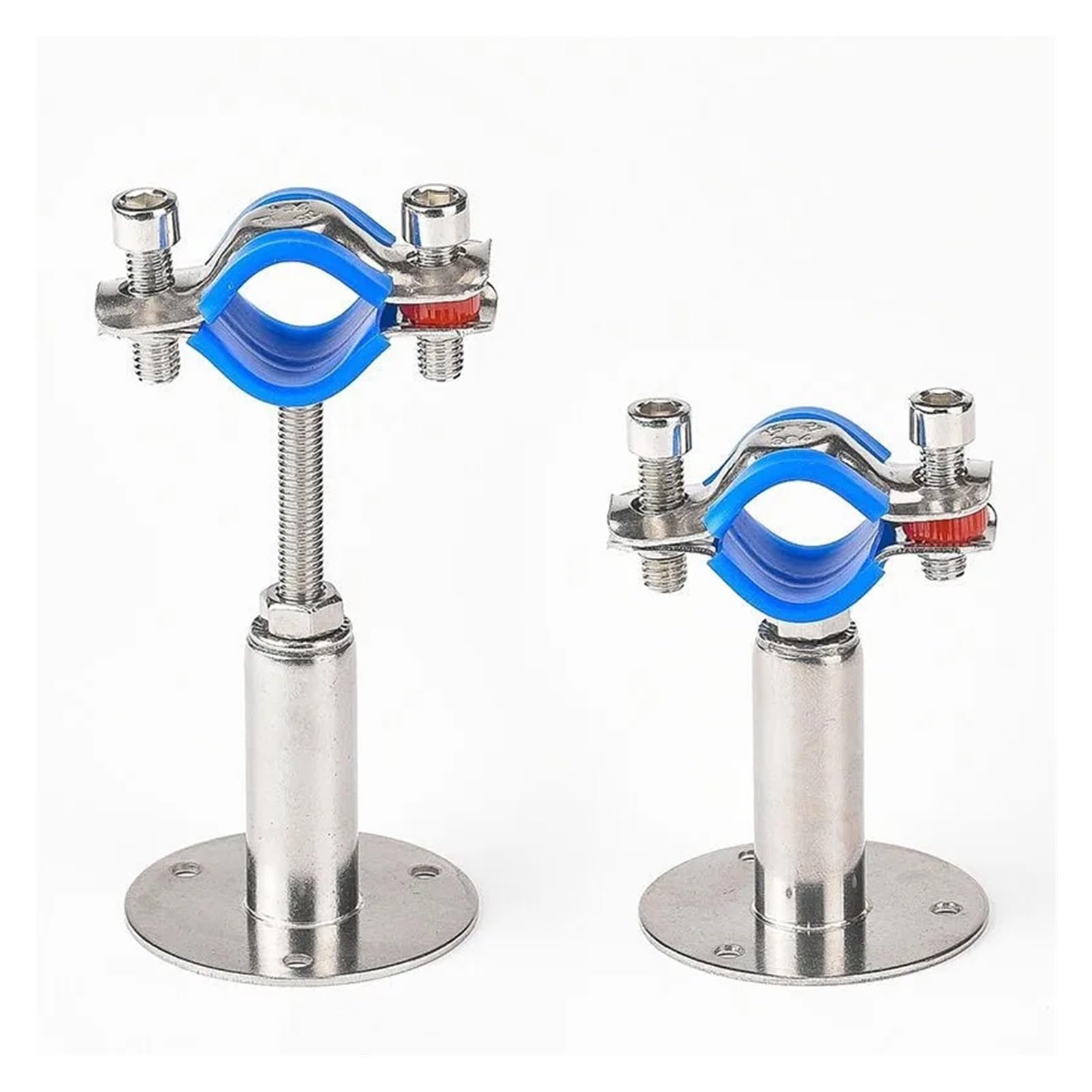 Bfndsseou A 304 Stainless Steel Djustable Pipe Bracket Clamp