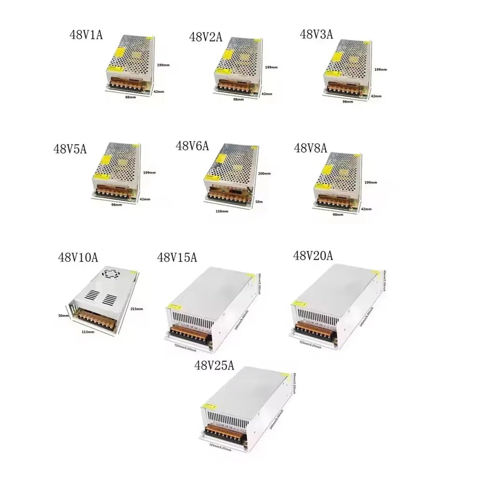 Zasilacz sieciowy LED SMPS AC 110V 220V na DC 5 V 12 V 24 V 36 V 48 V 1 A 2 A 3 A 5 A 10 A 20 A 30 A 40 A 50 A 60 A Zasilacz sieciowy (220 V, 2_50A)