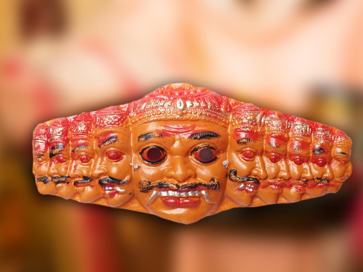 See full amazon price history chart for BOXO Dusshera Festival Role Play Ravan Face Mask with 10 Head For Kids - 4 Pcs BOXO Dusshera Festival Role Play Ravan Face Mask with 10 Head For Kids - 4 Pcs (B0CKMXSFX8) Amazon Price History, Amazon Price Tracker