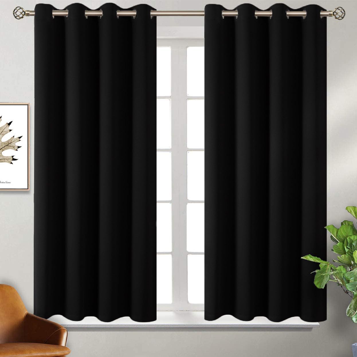 Homestan Blackout Window Curtains 5 Feet Set of 2, Room Darkening, Faux Silk, Noise Reduction, Window Curtain, Thermal Insulated, Parda for Home Decor, 152X114 cm (Prussian Blue) (B0C4L5JXB9) Amazon Price History, Amazon Price Tracker