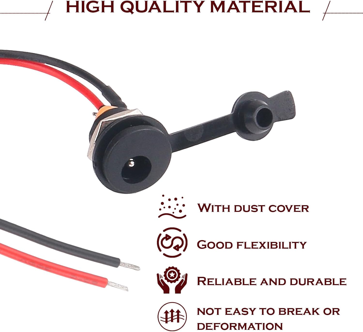 Electric scooter charging door for MX125 ROCKET DISPARCO, JETSON DYNACRAFT Hover-1, Swagtron, 6 and 12 Volt power supply scooter, power supply, 2-wires coaxial charging with a cap with dust cap 5 61k6C+ZRnPL. AC SL1500