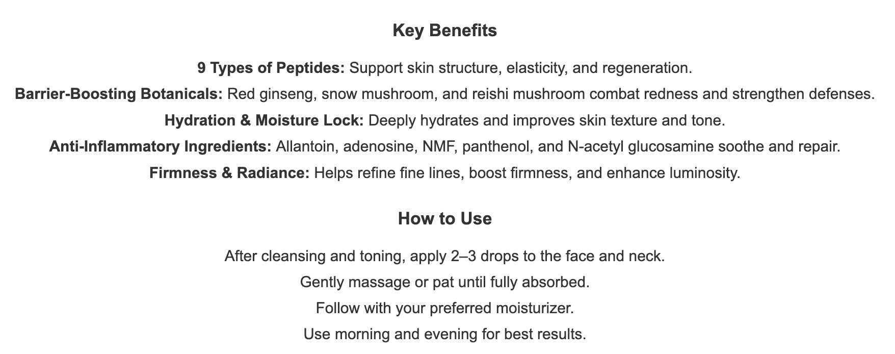NURICLE 9PEPTIDES MYCO Boosting Dose 30ml (1.014 fl.oz) Anti-Aging Peptide Serum for Face – Hydrating Korean Booster with Niacinamide & Mushroom Complex – Collagen Support, Smooth Wrinkles