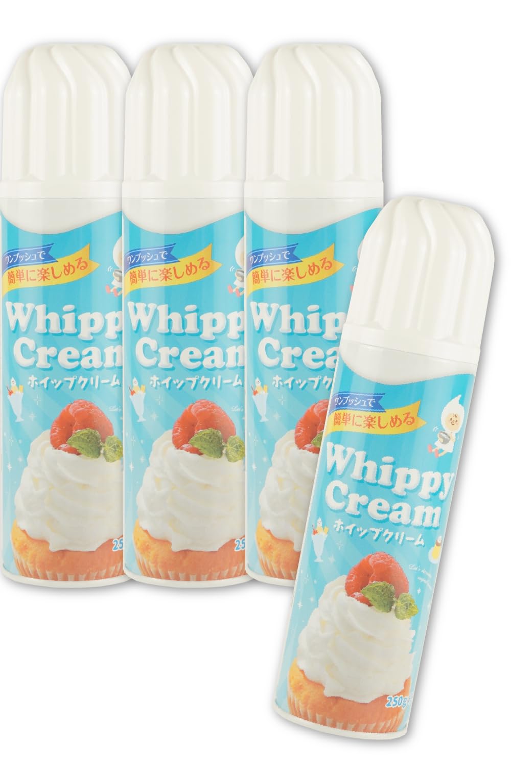ホイップクリーム Amazon.co.jp: ベルギー産 スプレー ホイップクリーム 250g×4本
