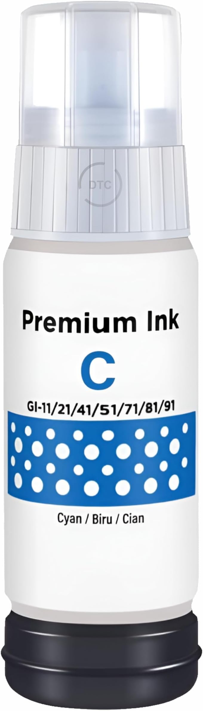 Zenca GI 71 Ink Compatible for Printer G1020 G1730 G1737 G2020 G2021 G2060 G2730 G2770 G3021 G3730 G3770 G4770 Series (Cyan)