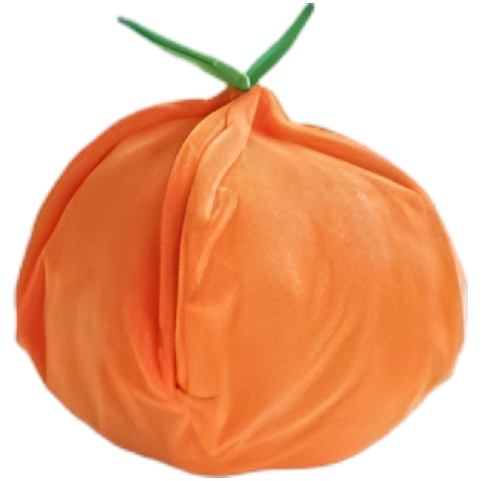 Orange Hundespielzeug, Versteckspiel Plüschhundespielzeug, quietschendes Plüschtier für kleine Hunde gegen Langeweile, Puzzle-Spielzeug zum IQ-Training, weiches Polyester-Kauspielzeug für Welpen
