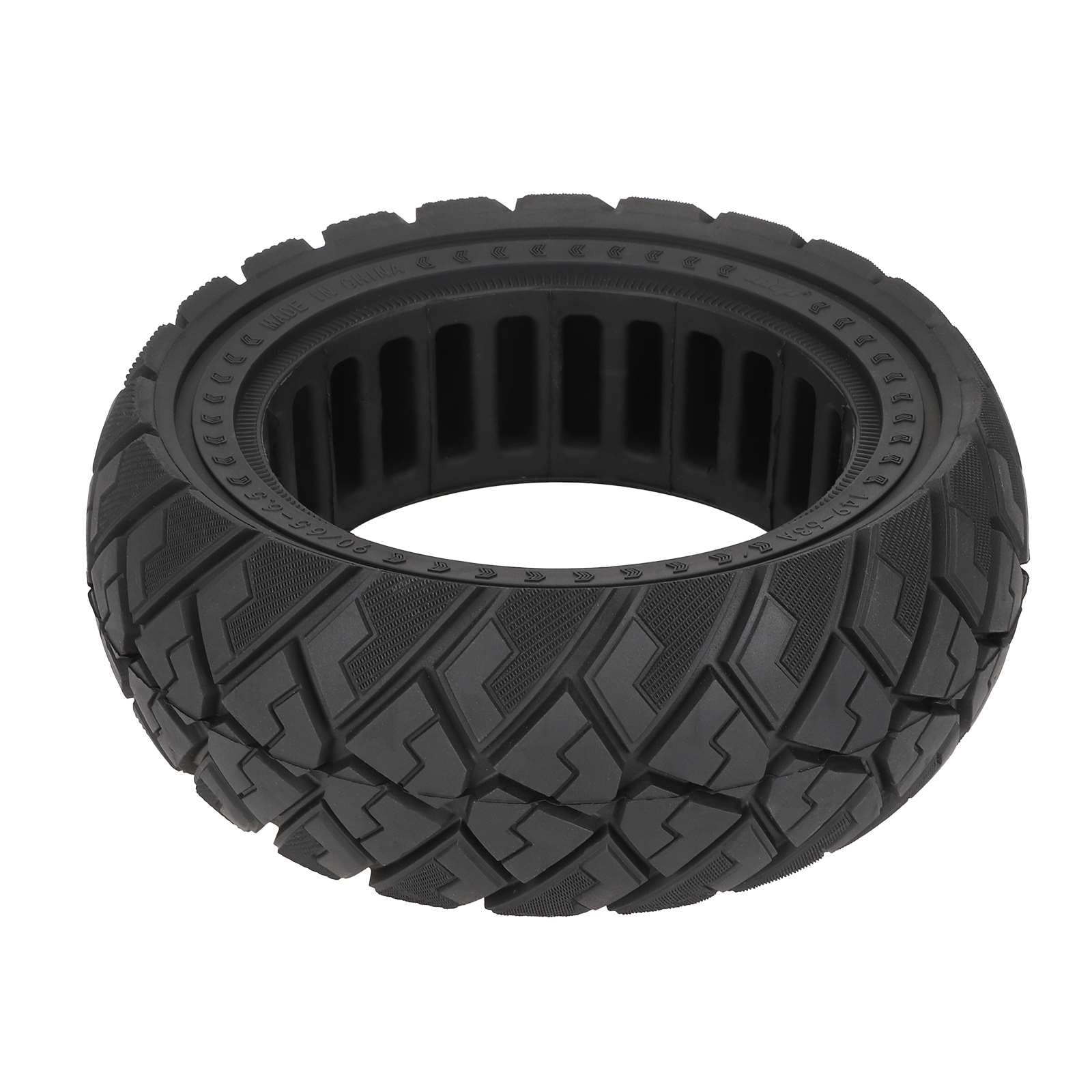 90/65-6.5 Pneumatico Pieno per Kukirin G4/Zero 11X/Dualtron Thunder/Kaabo Wolf Warrior/Macury Speedual Plus Monopattino Elettrico, 11 Pollici Pneumatico Anti-Foratura (Nero 1 Pezzo)