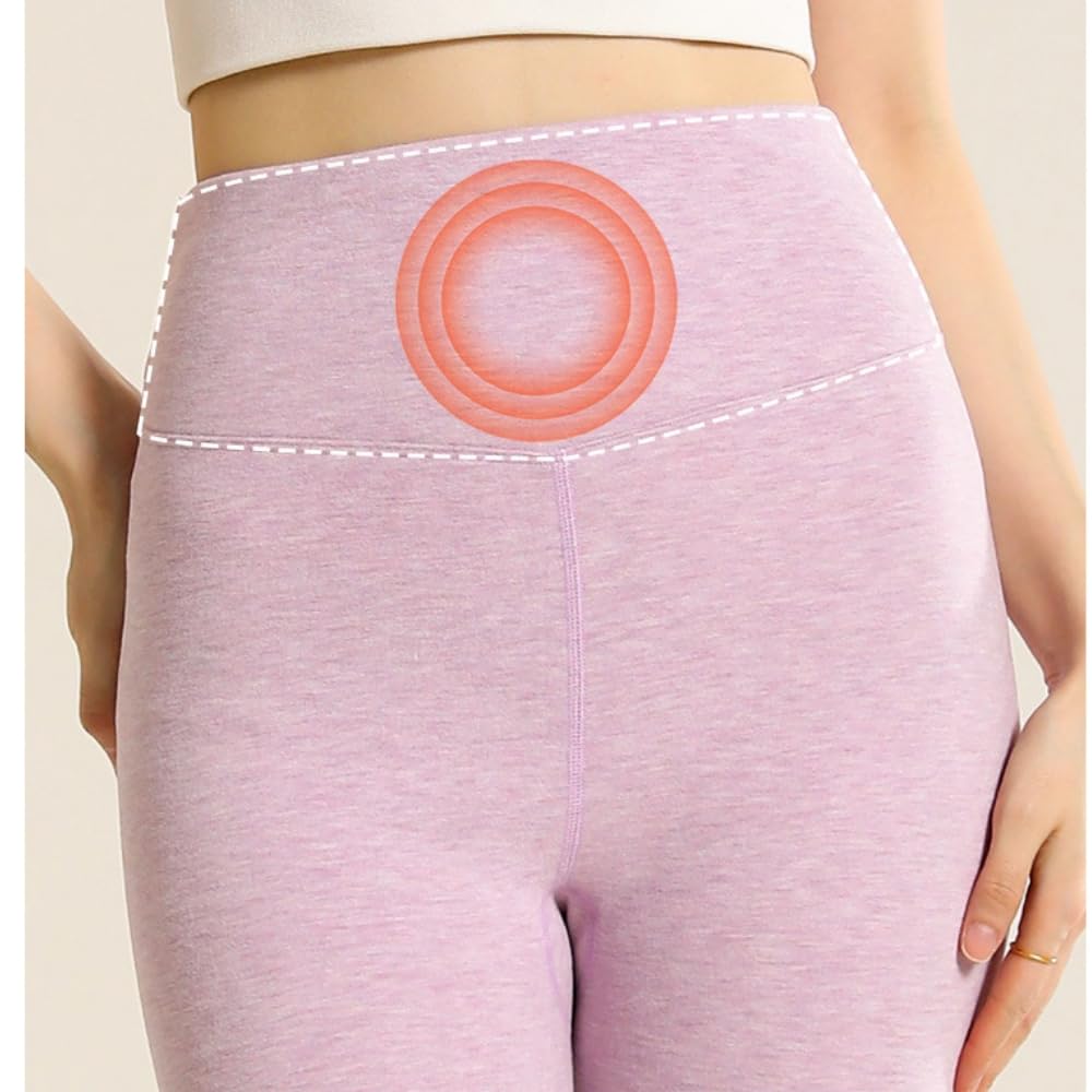 Collant Termici Donna Pantaloni Caldi in Vita Alta da Indossare in Autunno E Inverno di Grandi Dimensioni, Pantaloni Autunnali-Viola-l (100-120 Catties)