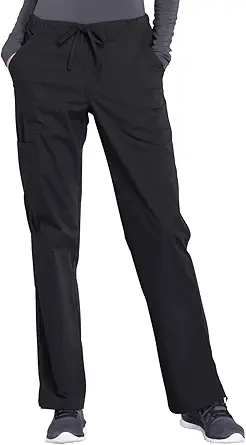 Dickies Women's Everyday Scrubs Contrast Mock Wrap Top