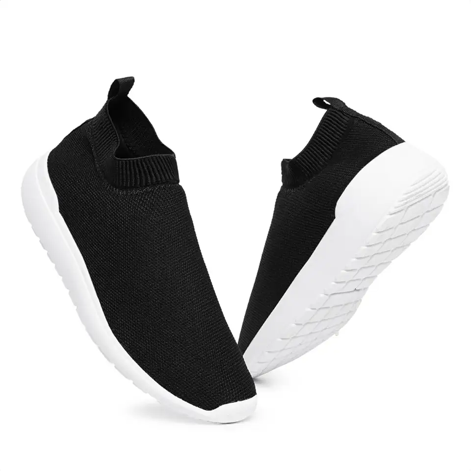 Tênis Feminino Meia Sem Cadarço Caminhada Academia Confortavel