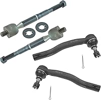 Vista 22 de TRQ - Juego de barras de acoplamiento delanteras interiores y exteriores