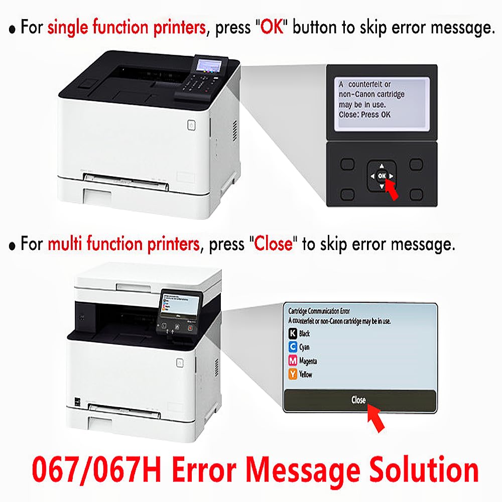Amazon.co.jp: 067H 067 ブラックトナーカートリッジ 大容量 MF656Cdw