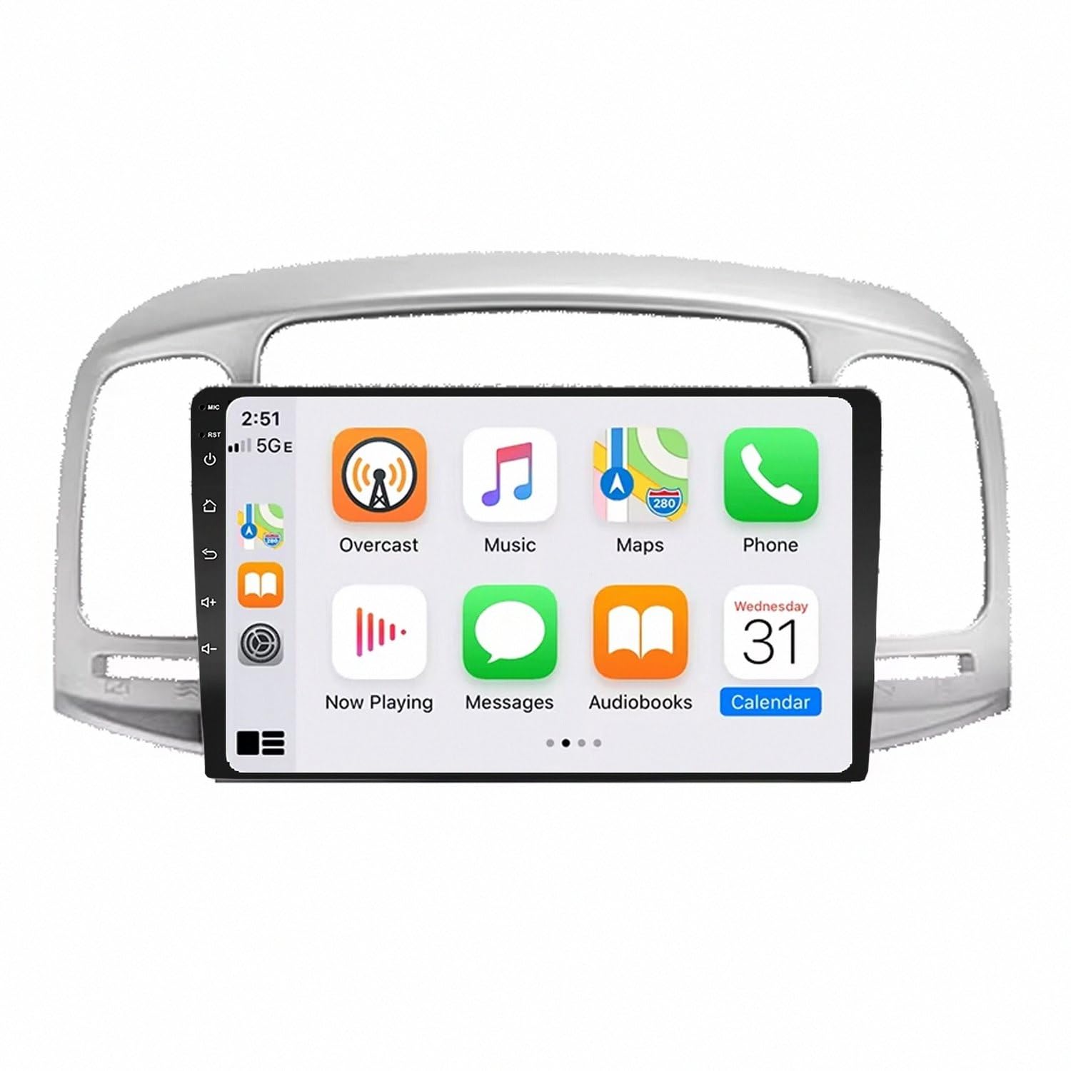 Radio coche 2 DIN para Dodge Caliber 2011 con Android Auto y Bluetooth multimedia 8