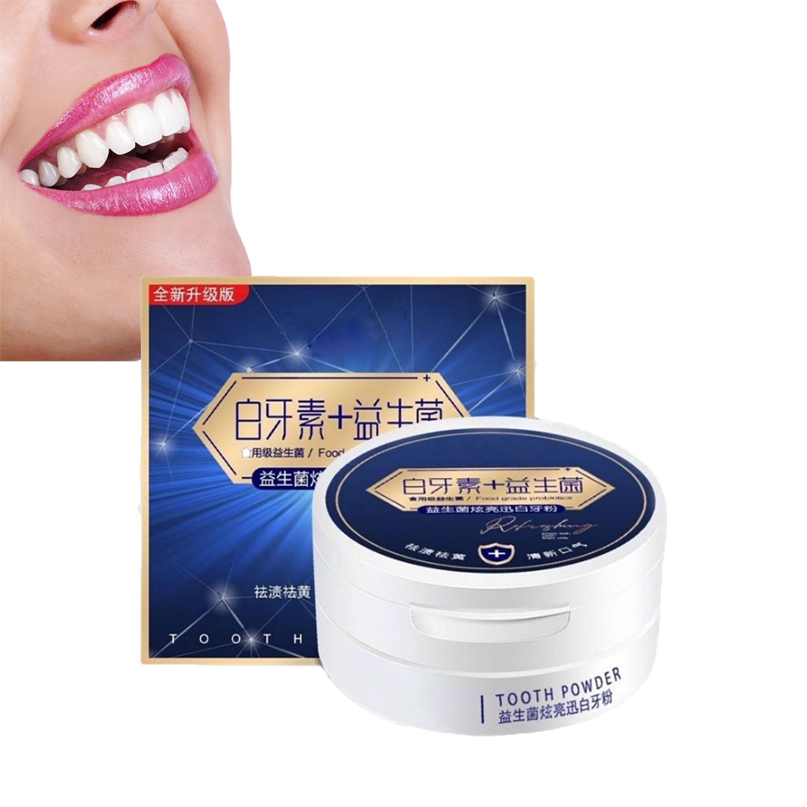 Miyanxi Tooth Powder, Miyanxi Teeth Whitening,Teeth Whitening Powder for Tooth Whitening and Stains Remove, Removal of Tartar and Various Oral Problems (1 PCS)