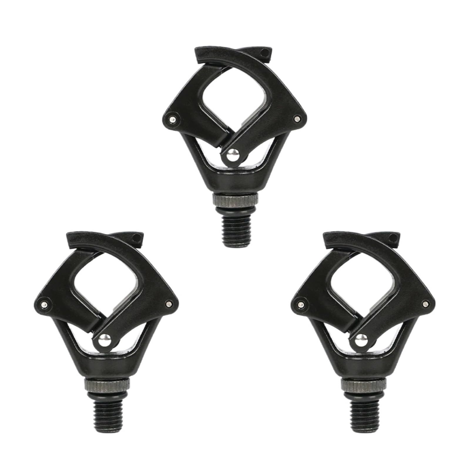 Zovloer 2pcs Fishing Rod Rest Head Set - Durable Plastic Rod Holders for Carp and Coarse Fishing Accessories