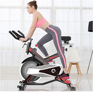 Bicicleta estática de interior con monitor LCD, altura ajustable del asiento, resistencia magnética de 8 niveles para el hogar u oficina, gimnasio