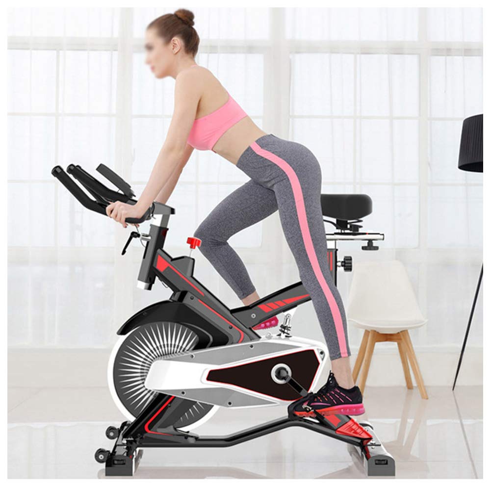 Wewnętrzny rower treningowy z monitorem LCD, regulowane siedzenie, 8-stopniowy opór magnetyczny do domowego biura, siłowni