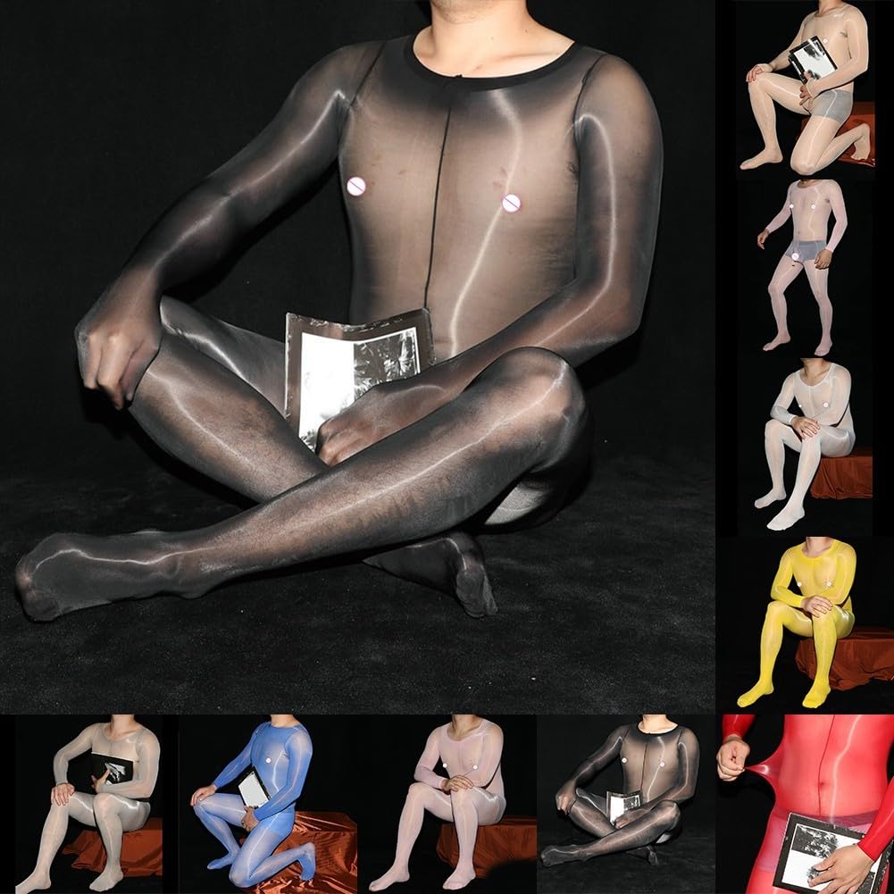 Ensemble lingerie exotique brillante pour homme pour un port confortable (entrejambe fermé)
