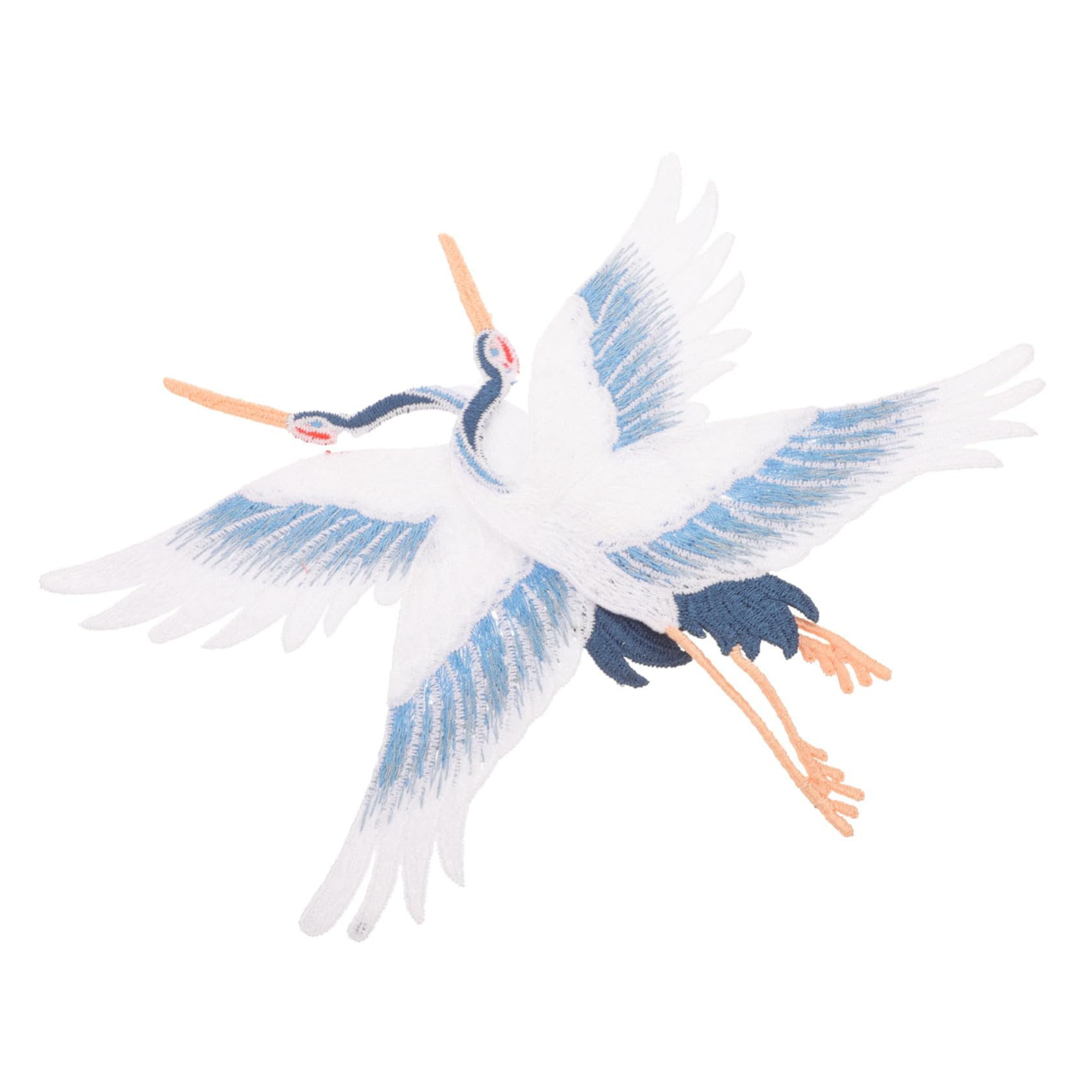 10pezzi Toppe Crane Decorative Toppe Ricamate Per Su Abbigliamento Jeans e Borse Applique Design Per Decorazioni e Riparazioni