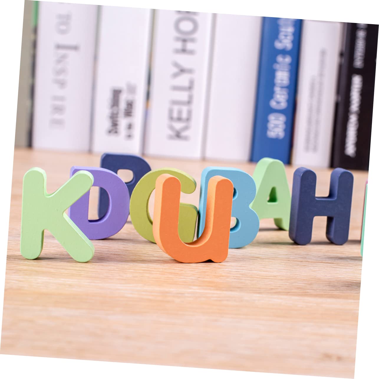 Educativo de Bloques Números y Letras Mayúsculas Juguetes de Reconocimiento Alfabético para Tablero de para Aprendizaje Infantil y Desarrollo Cognitivo