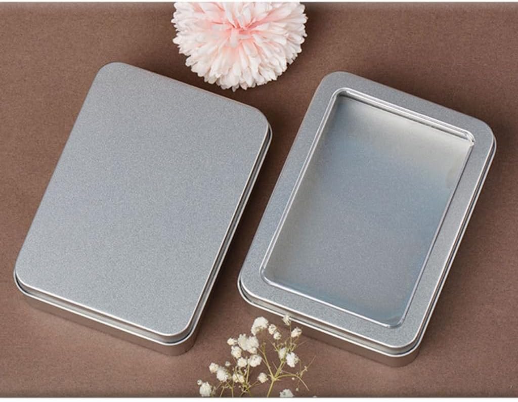 Playing Card Box Trading Card Case Card Storage Can Card Organizers Card Case Empty Metal Storage Box For Gaming Cards Playing Card Box Holder Case Cards Container Box Jewelry Storage Case Organizers