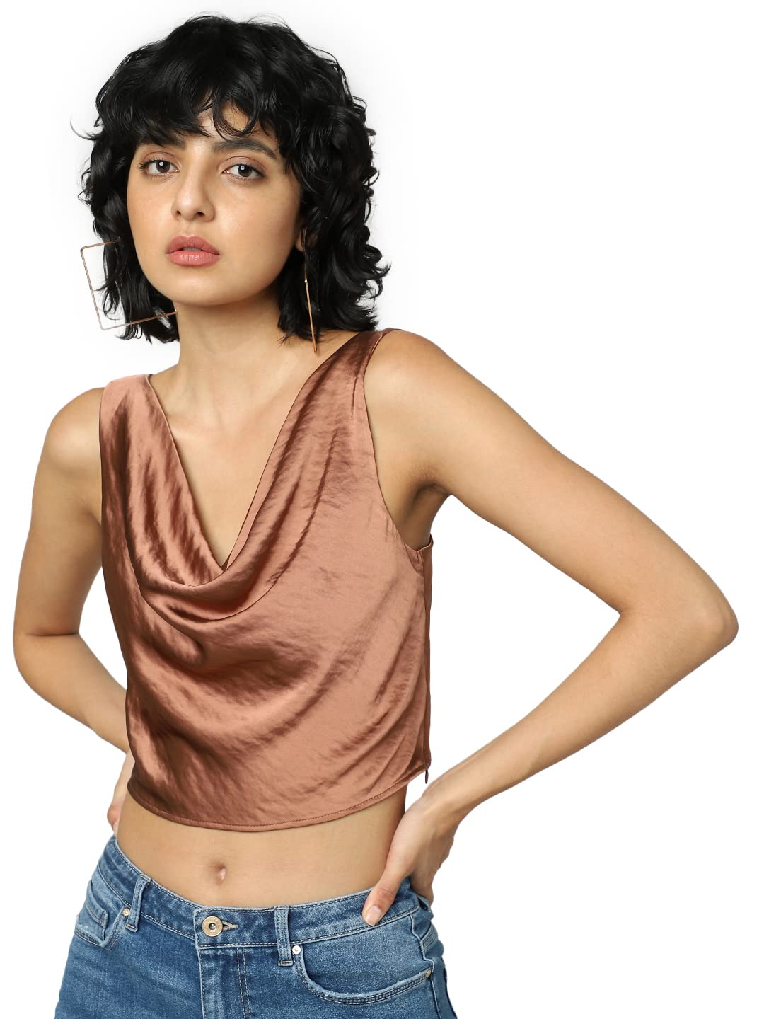 only Women's Solid Regular Fit T-Shirt-picture-38