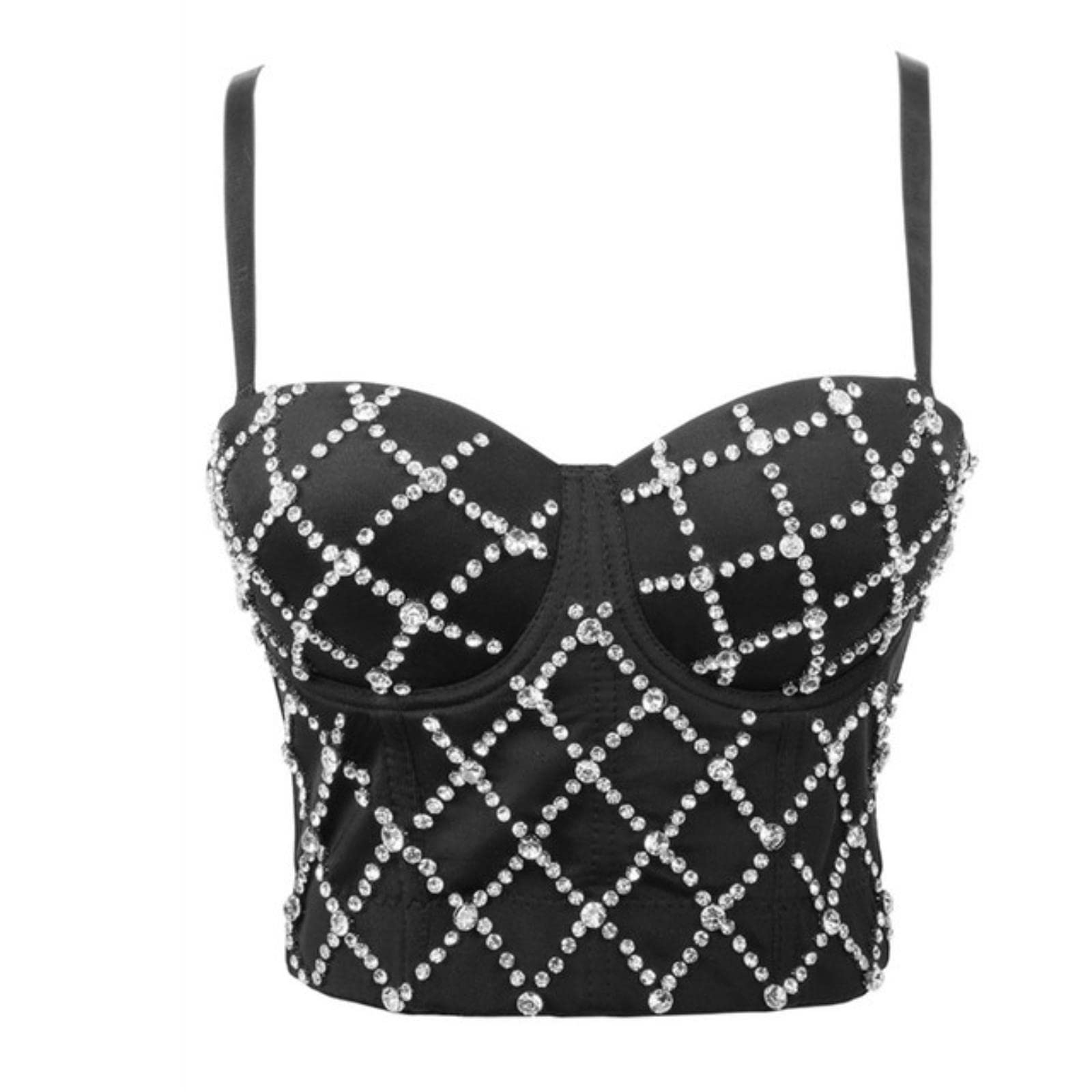 Fashion Women Tank Top Cropped Shirt Women Clothes Bra y2k Corset Ladies Crop Tops Gothic Shaper-22-black, CN L-38