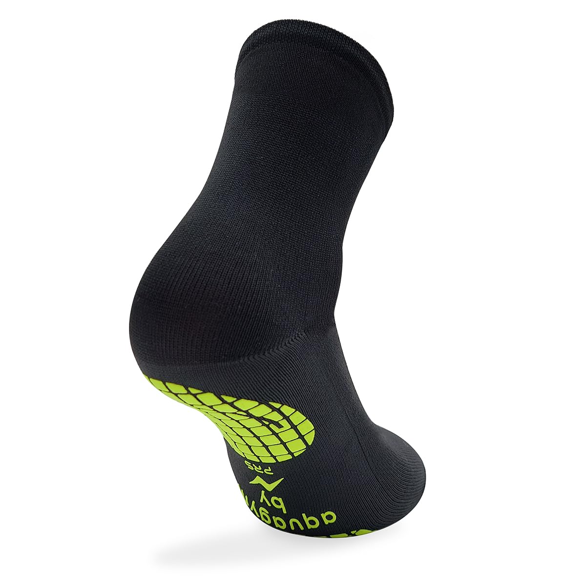 PRS Chaussettes Piscine Antidérapantes Aquagym Femme Enfant Chaussettes Homme – Chaussette Piscine Anti Verrue Hygiéniques Unisexe Noir