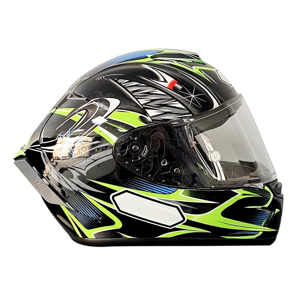 Shkalacar Casco Moto Unisex Adulto, Casco de Calle de Cara Completa, Casco Moto Integral Four Seasons Street Touring Casco de Moto 5 Estilo E Tamaño M,L,XL