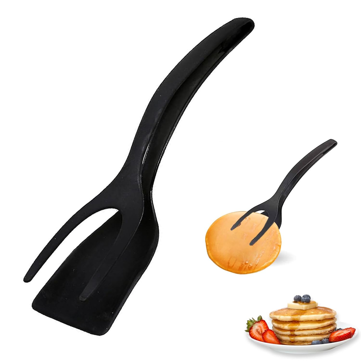 JALCH Egg Spatula Pancake Turner Durable 2in1Design, Ideal for