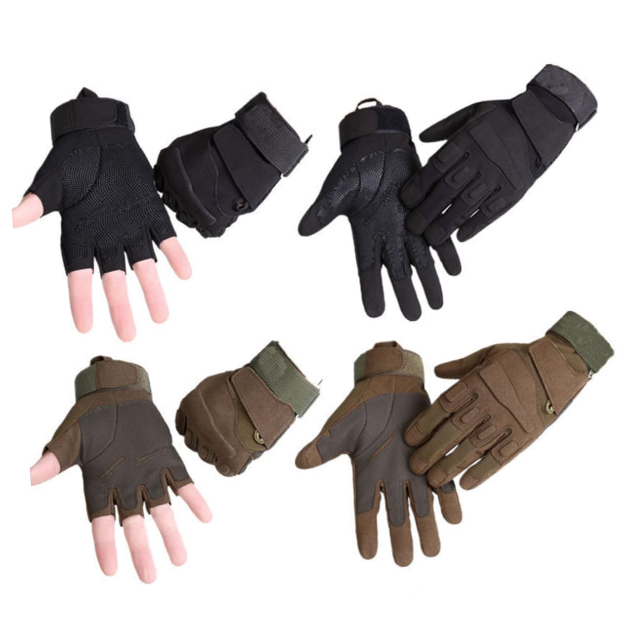 VANZACK 3stücke Half Finger Fahrradhandschuhe Atmungsaktiv Und Schockabsorbierend Für Outdoor-Sportarten Wie Radfahren Laufen Und Angeln XL Schwarz rutschfest Und Schweißabsorbierend