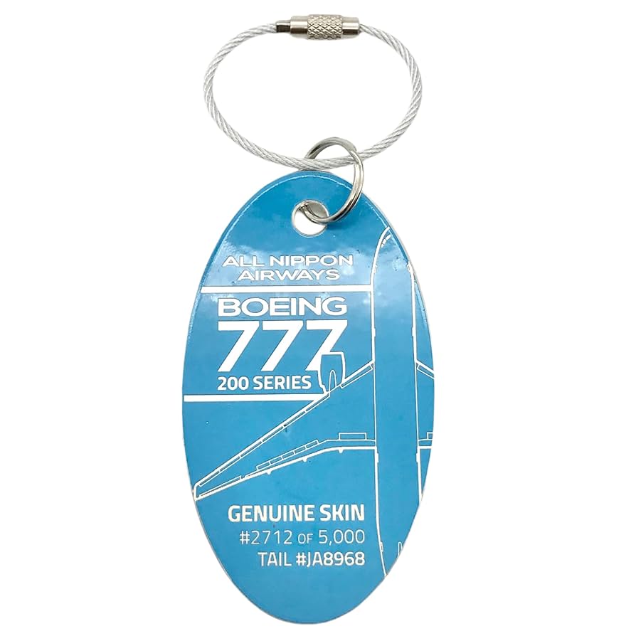 ANA B777-200 ボーイング フライトタグキーホルダー 全日空(ANA ANA B777-200 ボーイング フライトタグキーホルダー 全日空(ANA
