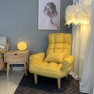 QYN Tatami Plegable Silla De Comedor,Piel Transpirable Ajustable-amistoso De Sillas Comedor Silla Lobby De Bedroom Cafe Taburete De Comedor Silla Lazy Sofa Lounge-a 50x65x100cm(20x26x39inch)