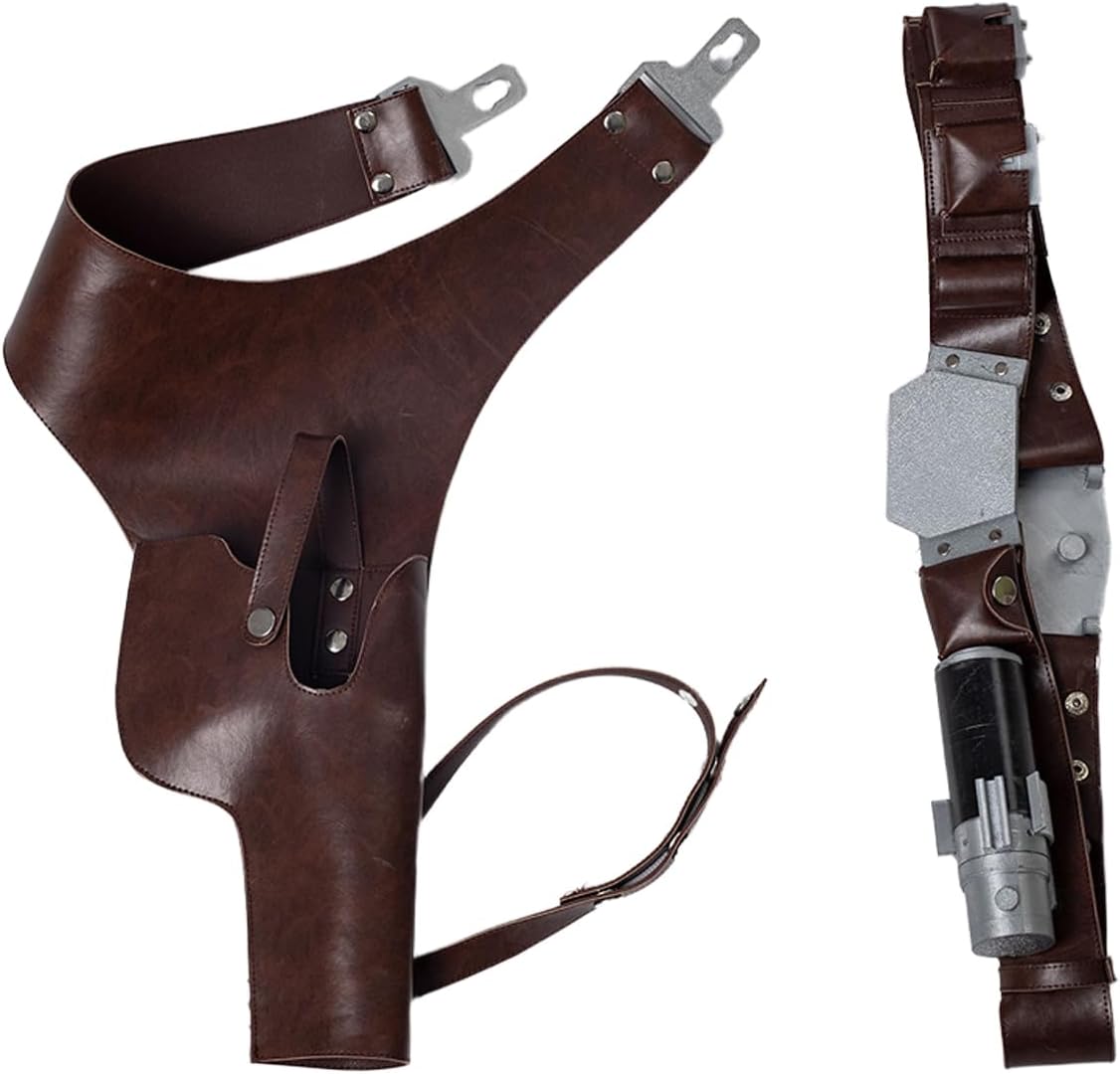 CosFantasy Mens Cosplay Belt PU Leather Holster Costume Belts Props Accessory for Halloween