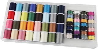 Nähmaschinengarn, 60 Spulen, buntes Polyester-Quilt-Stickgarn-Set, Ober- und Unterladung, Spulen-Kit für Handarbeit, Nähen, Stricken, Nähprojekte, Basteln, Geschenk für Mutter, Großmutter