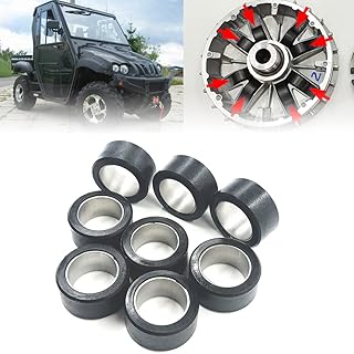 Yslmotor CLUTCH ROLLER 18 GRAMS ROLLER WEIGHTS 8 PACK,EFI CARB FOR HISUN UTV/ATV 450 500 550 700 750,SMASSIMO,COLEMAN,BENNCHE,CUBCADTET,QLINK,YS