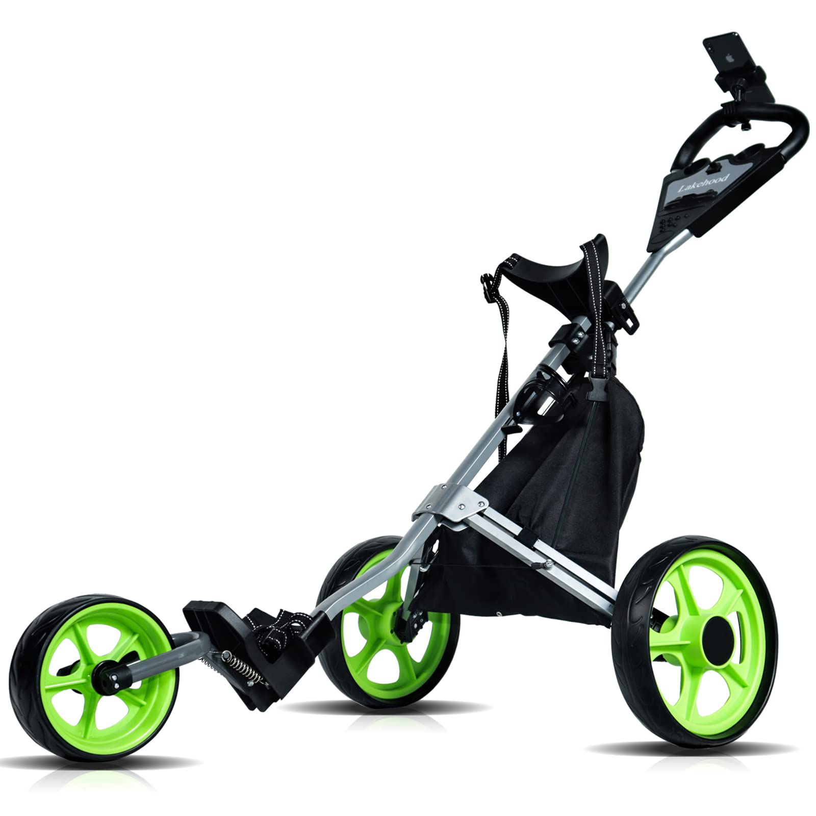 Buy Lakehood Golf Push Cart, Golf Pull Cart for Golf Clubs and Golf Bag