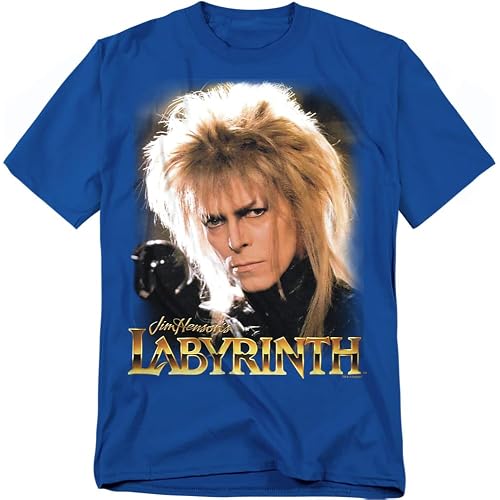 Popfunk Labyrinth Jareth David Bowie T-Shirt (Athletic Heather)