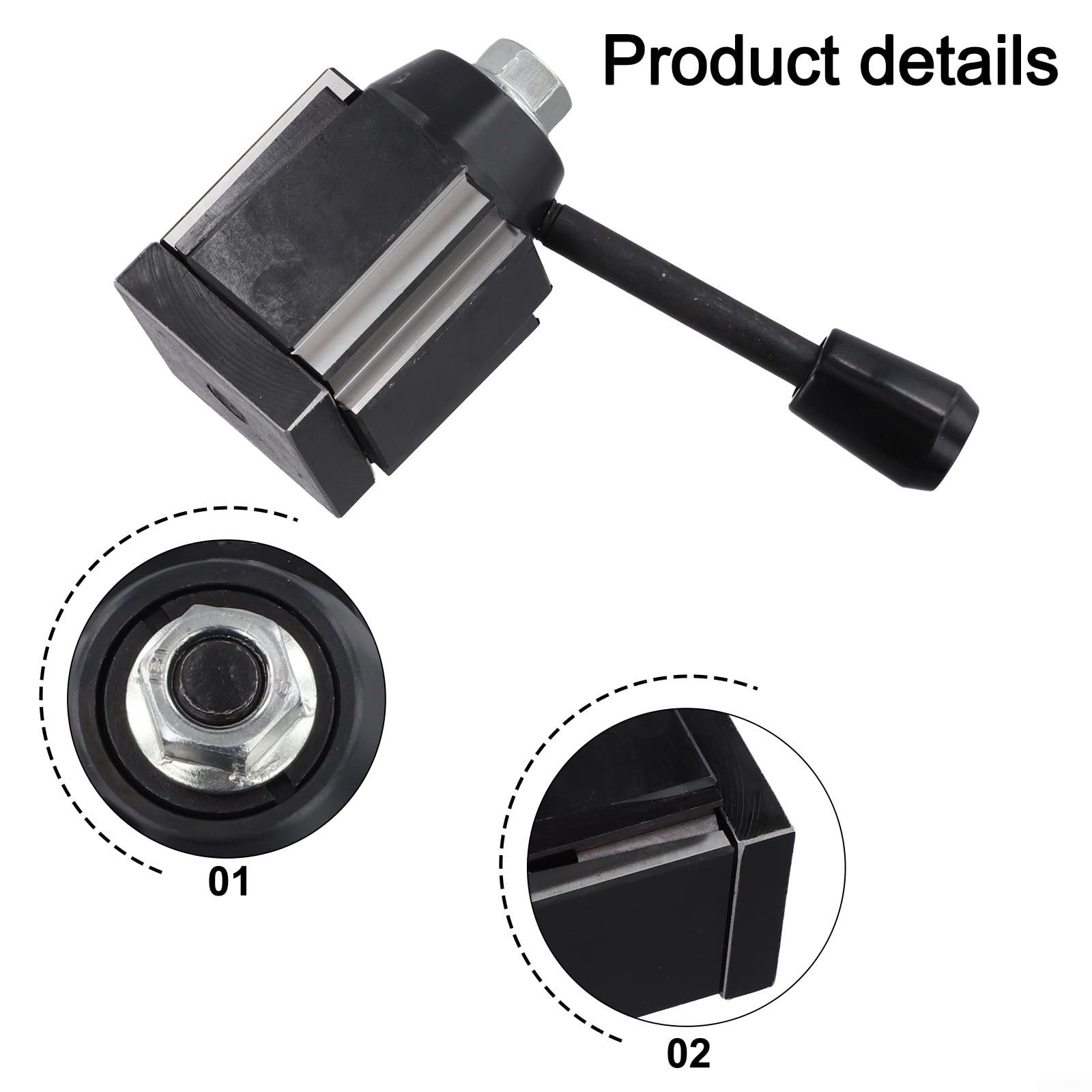 Hochpräzisions Drehmaschinen Werkzeughalter für m10 Bolt Size(250-000)