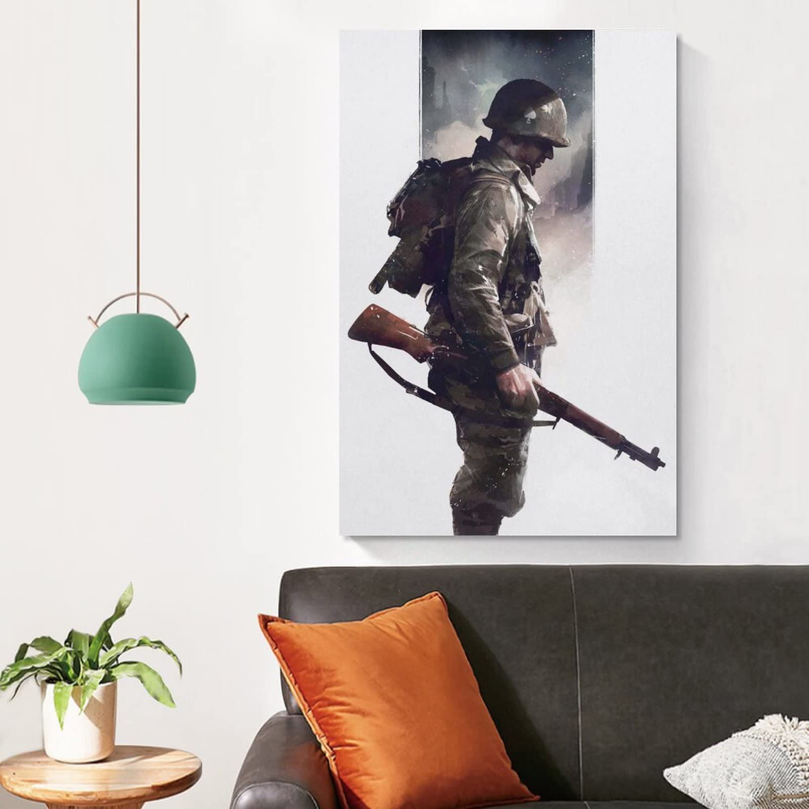 TOILE TABLEAUX soldat guerre militaire empire 30x45cm EUR 18,99