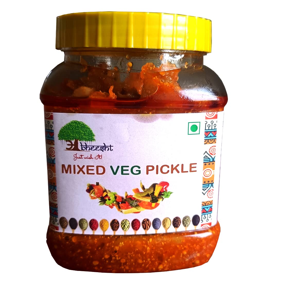 Abheesht Tamarind Mixed Veg Pickle 400g | Homemade Traditional Achar | Mixed Achar | Pickles in Mustard Oil
