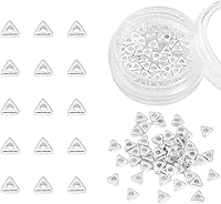 Vista 49 de Cuentas espaciadoras redondas bañadas en oro de 14 quilates, 3x3 mm, 50 piezas para hacer joyas sin deslustre